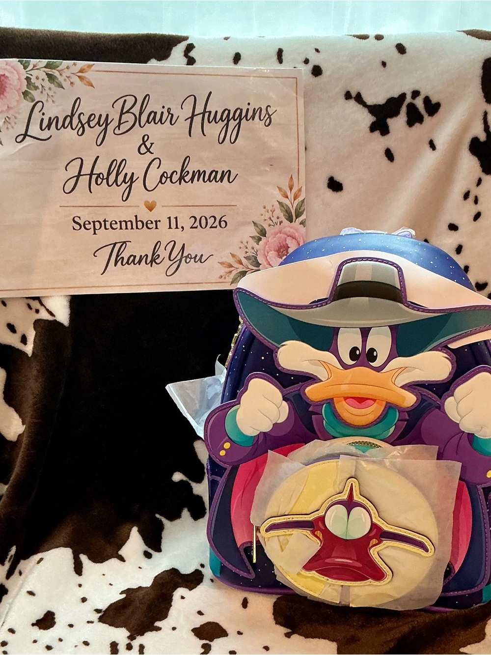 Disney Loungefly Darkwing Duck Cosplay Backpack